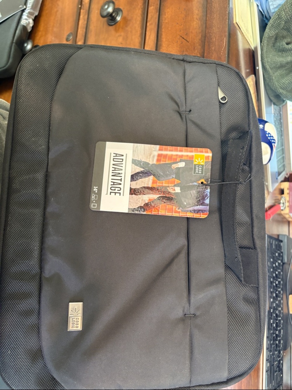 Case Logic Advantage Black Laptop Briefcase with Front Pocket